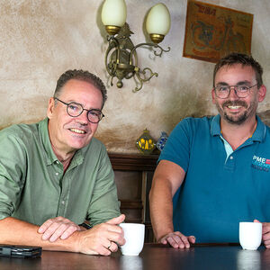 Willem Schra en Maarten van Wi